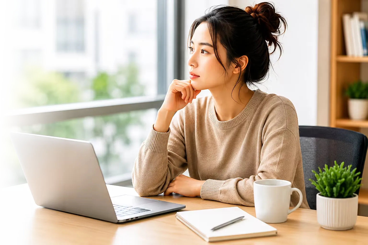 A new agent considering her next steps