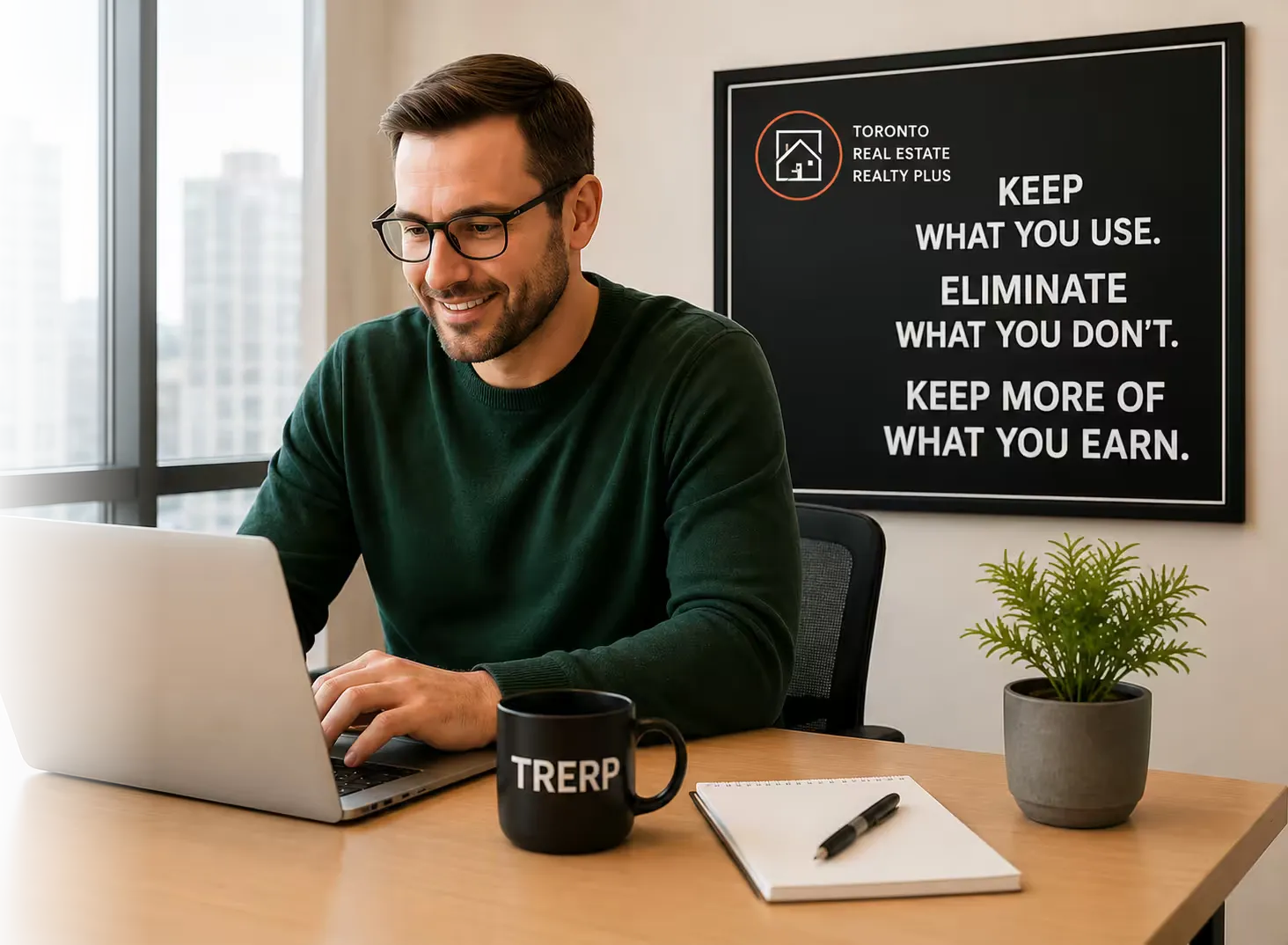 Agent working from a flexible setup